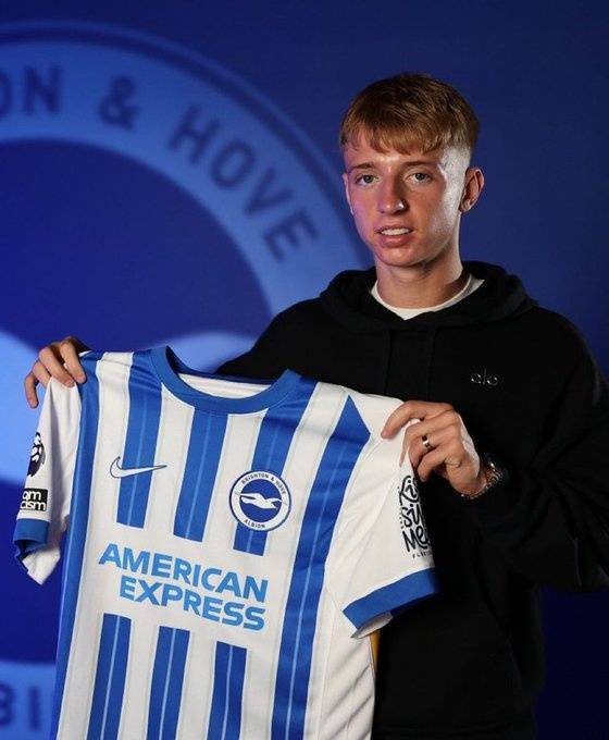 罗马诺：布莱顿19岁小将汤姆-沃特森被英格兰U21征召